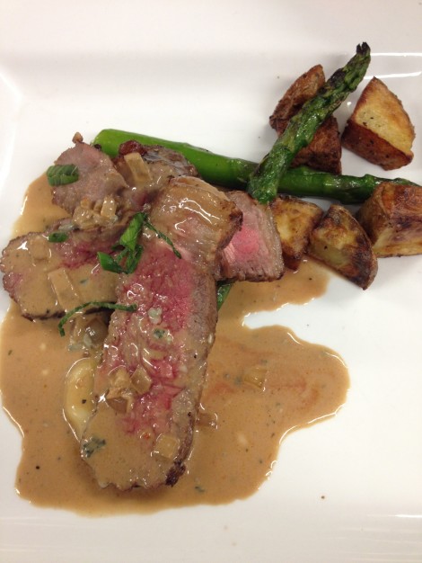 Gorgonzola-Cognac-Candied Pecan Steak Sauce